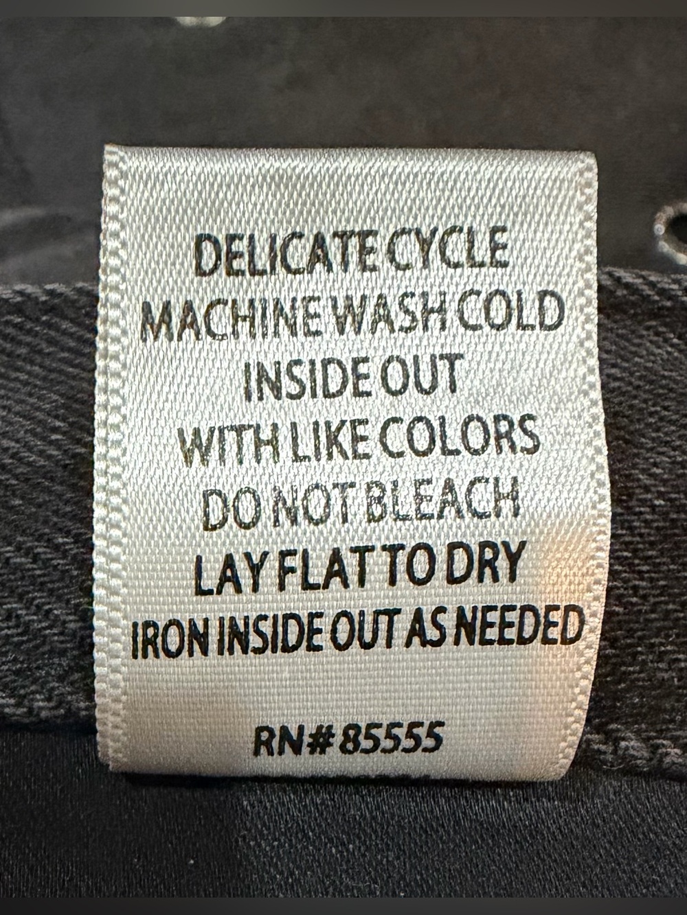 NWT Pistola Hendrix High Rise Wide Leg Jeans Open Rivets - Glamour Black - Sz 32 - Picture 16 of 16